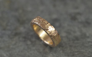 gold memorial ashes ring