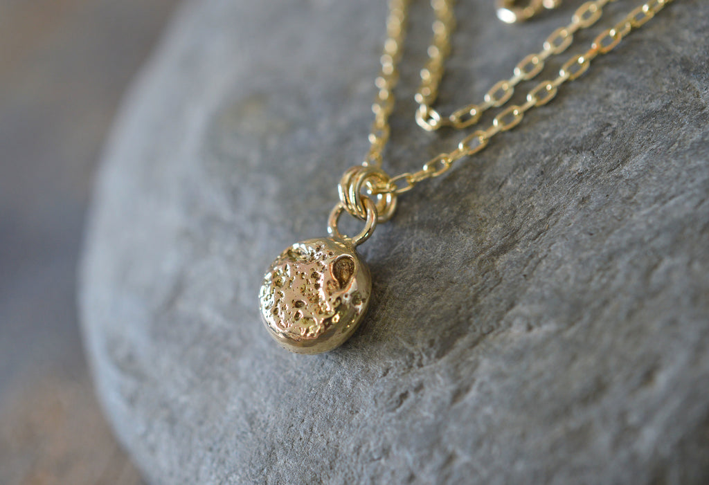 Pebbles - Gold Memorial necklace