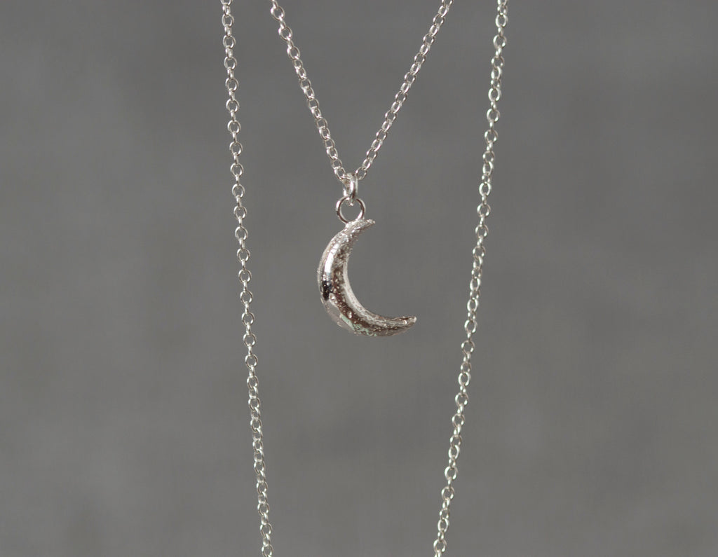 moon ashes necklace