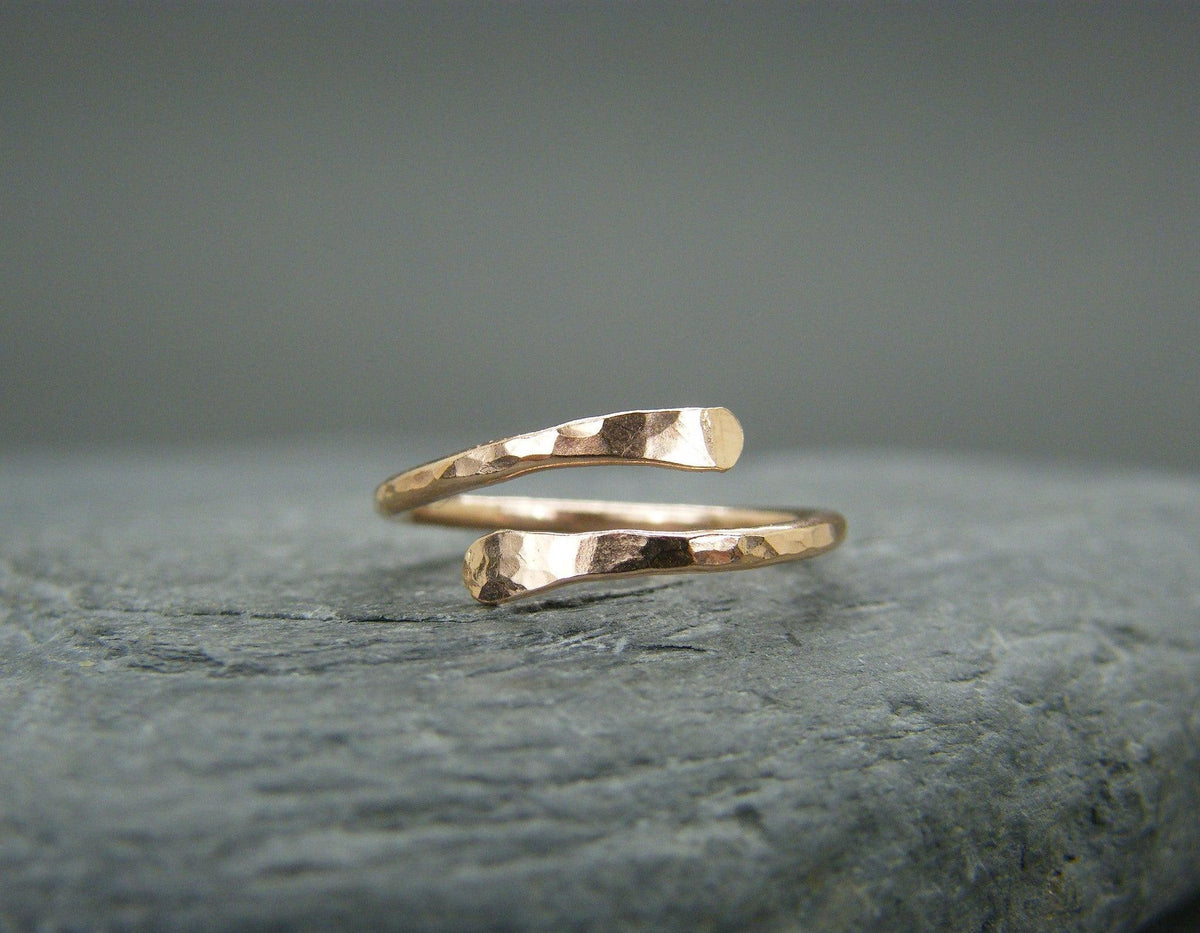 9ct Gold Adjustable ring Open design Designed By Annemarie