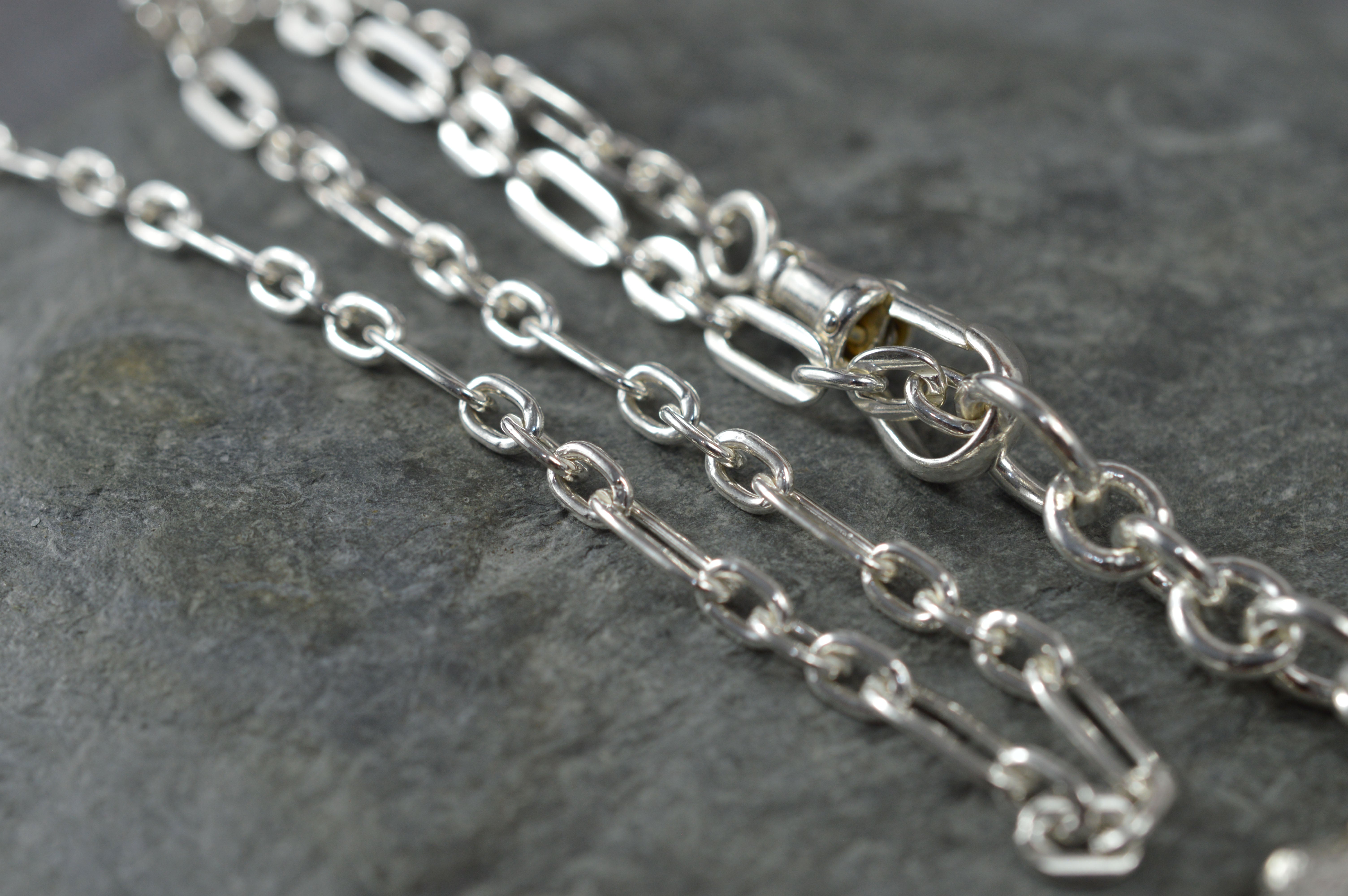 sterling silver albert chain