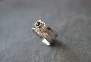 The fidget ring ~ Ashes into glass rings