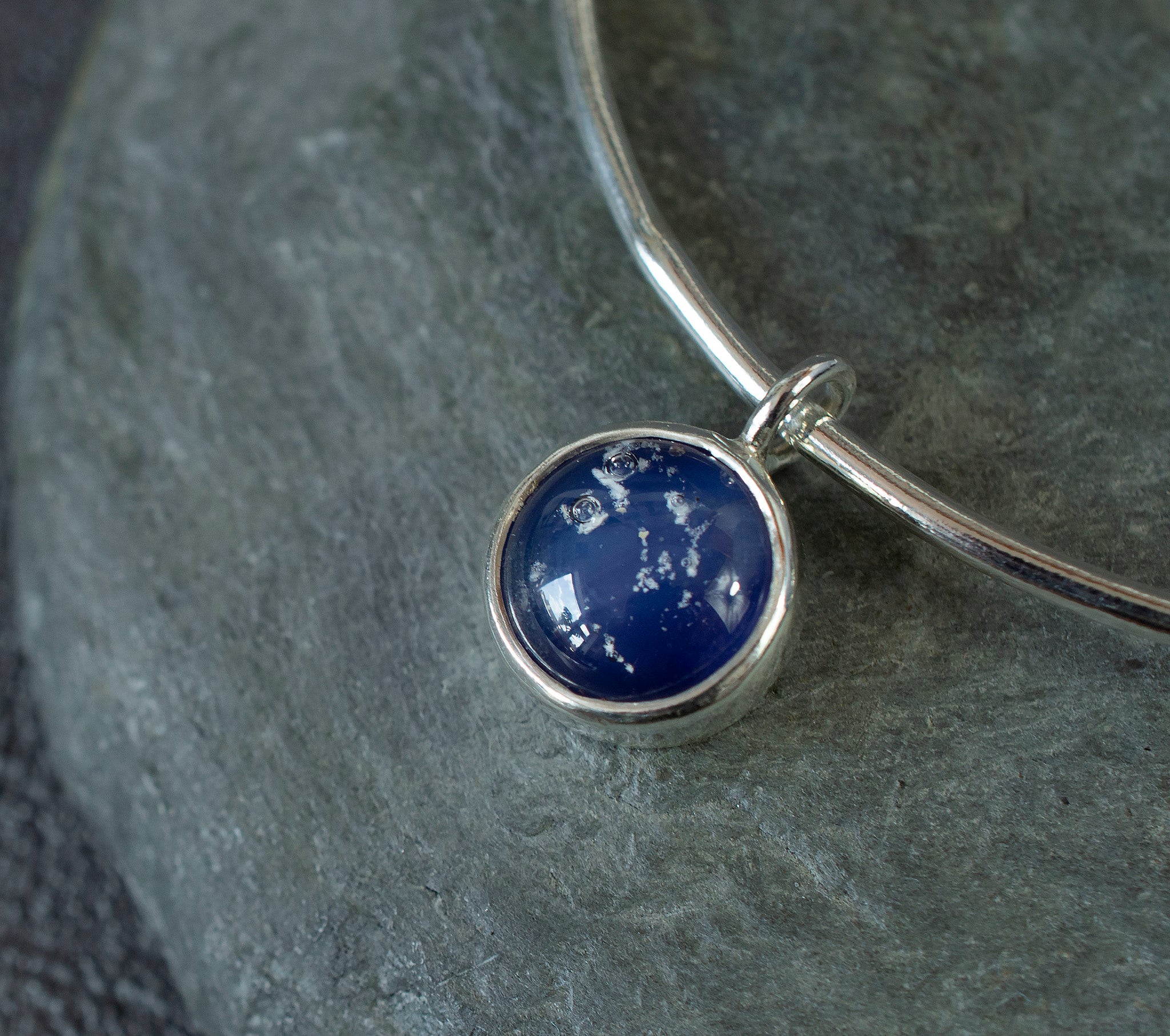 Memorial bangle - Memorial ashes jewellery