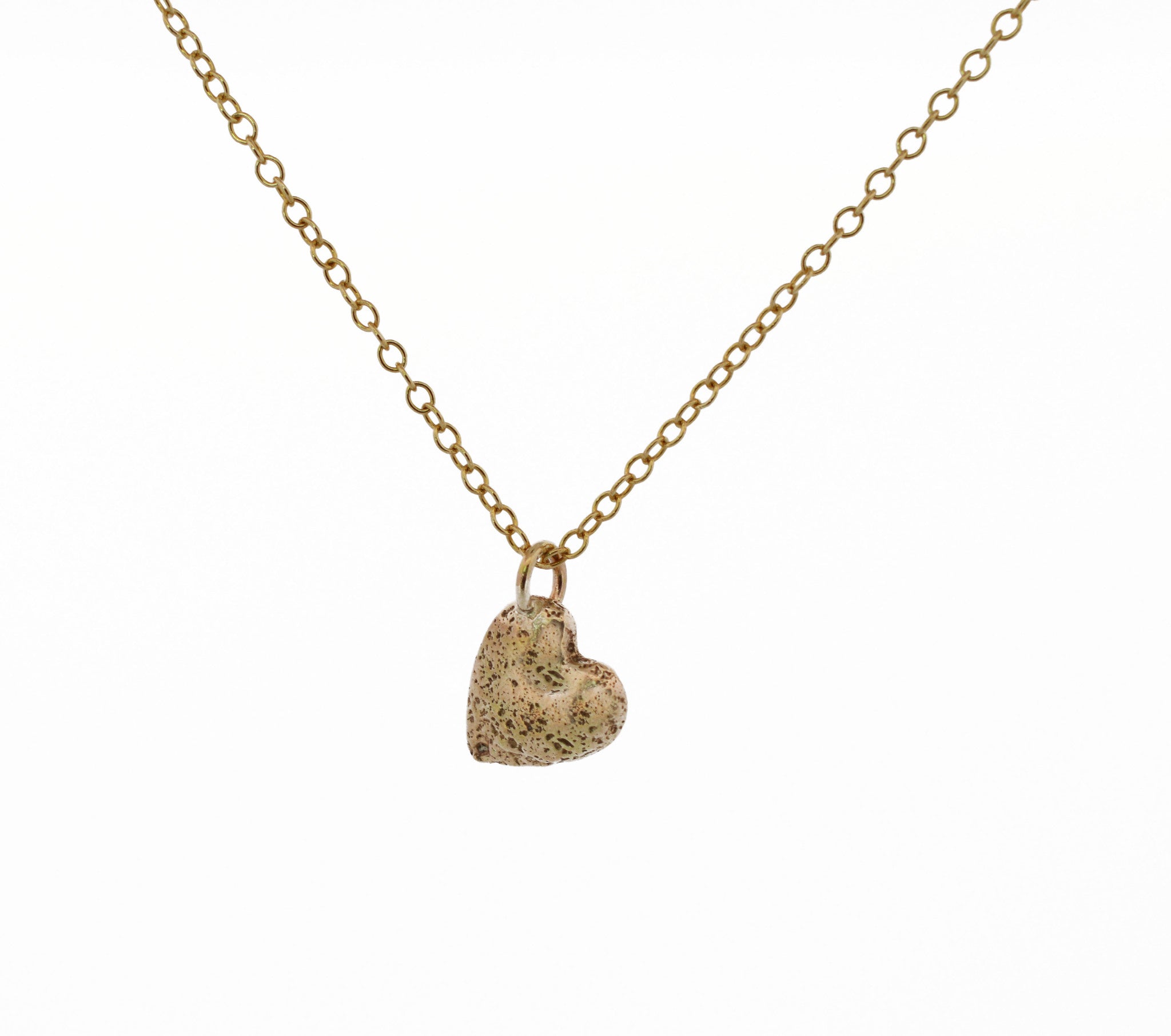 Heart memorial necklace