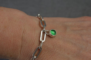 handmade glass memorial bracelet