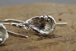 Mermaid shell earrings