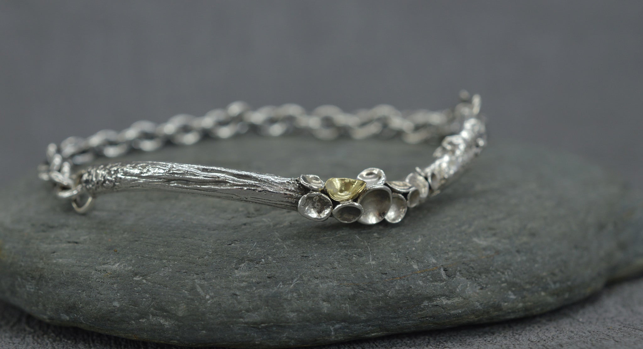 Half cuff style lichen bracelet