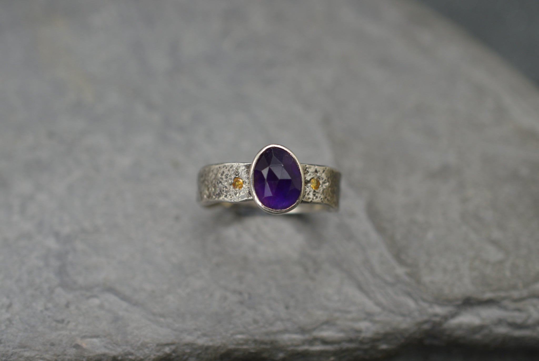 Amethyst ring Size 11 ring in UK W