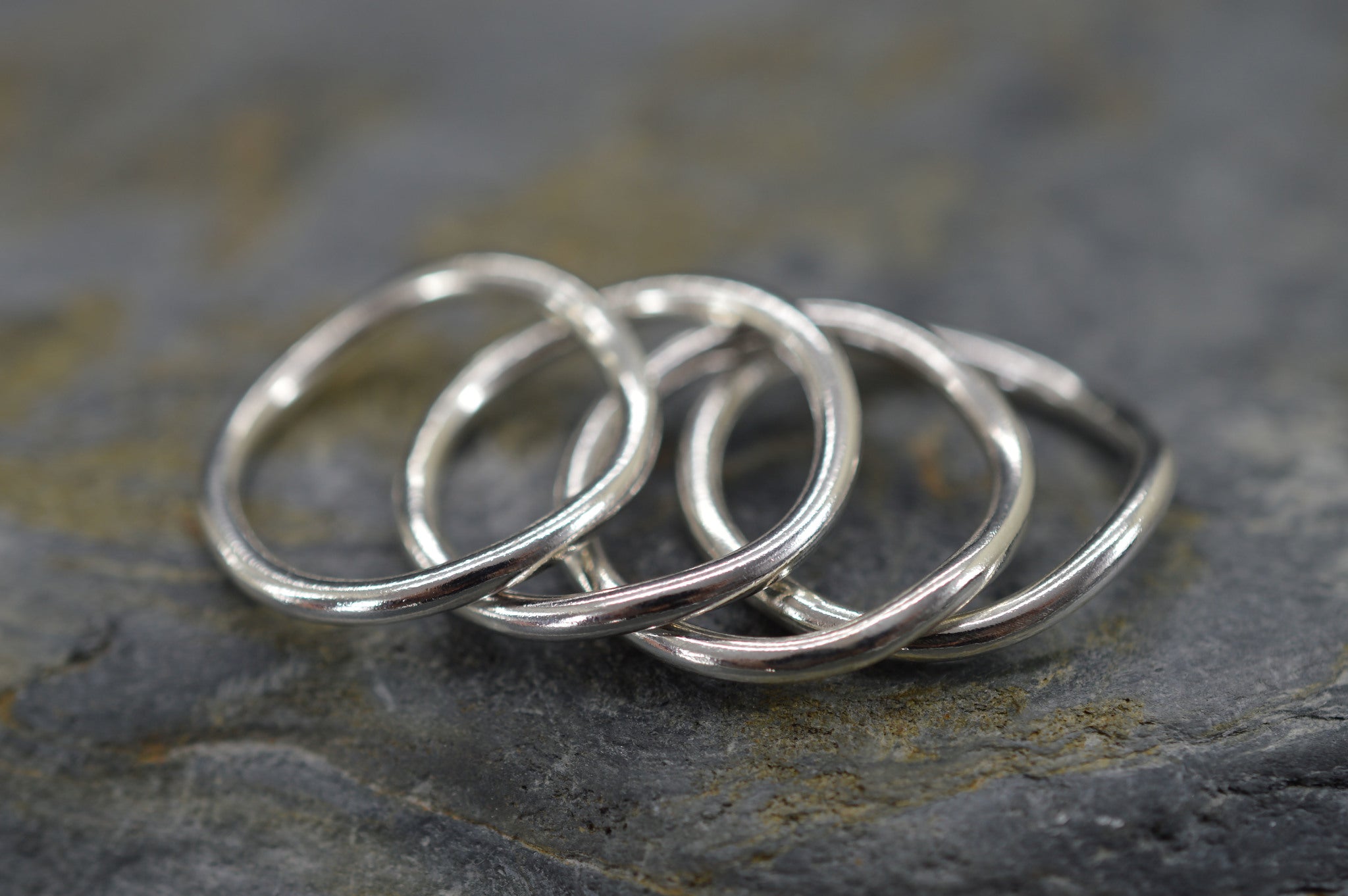 Sterling silver stacking ring