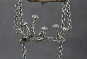 Statement mushroom necklace