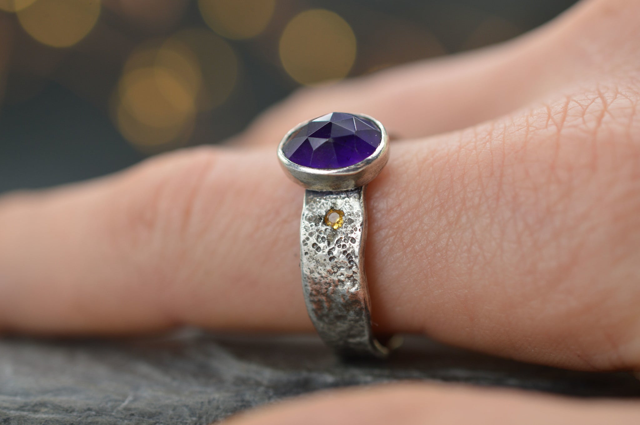 Amethyst ring Size 11 ring in UK W