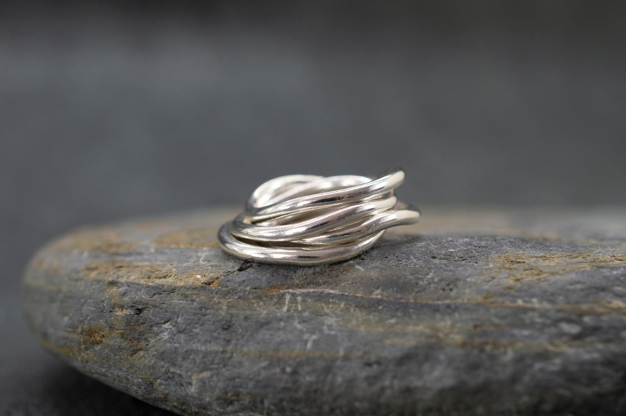 Sterling silver stacking ring