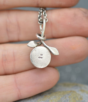 Handmade silver necklace