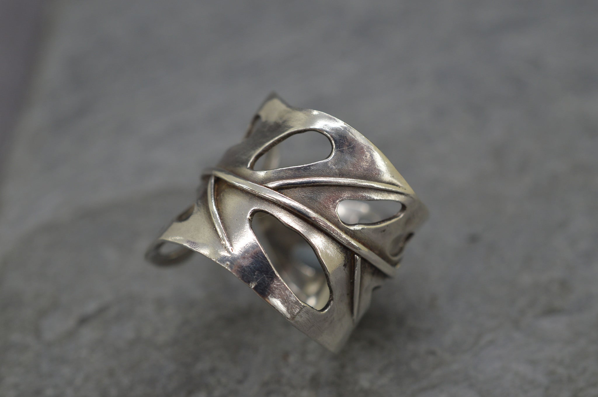 Monstera leaf ring - Sterling silver