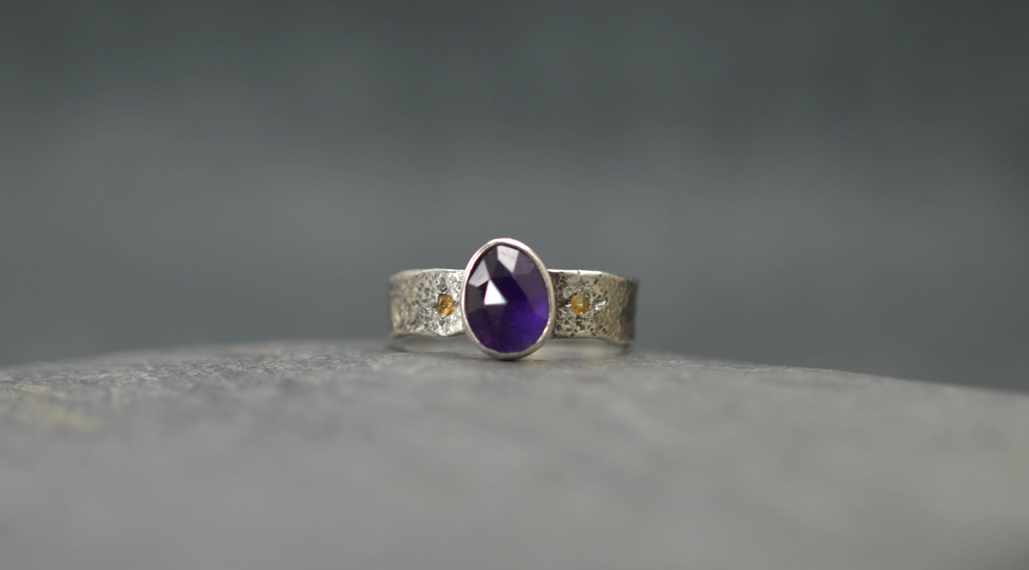 Amethyst ring Size 11 ring in UK W