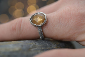 Sunstone bark ring