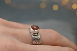 Kyanite ring