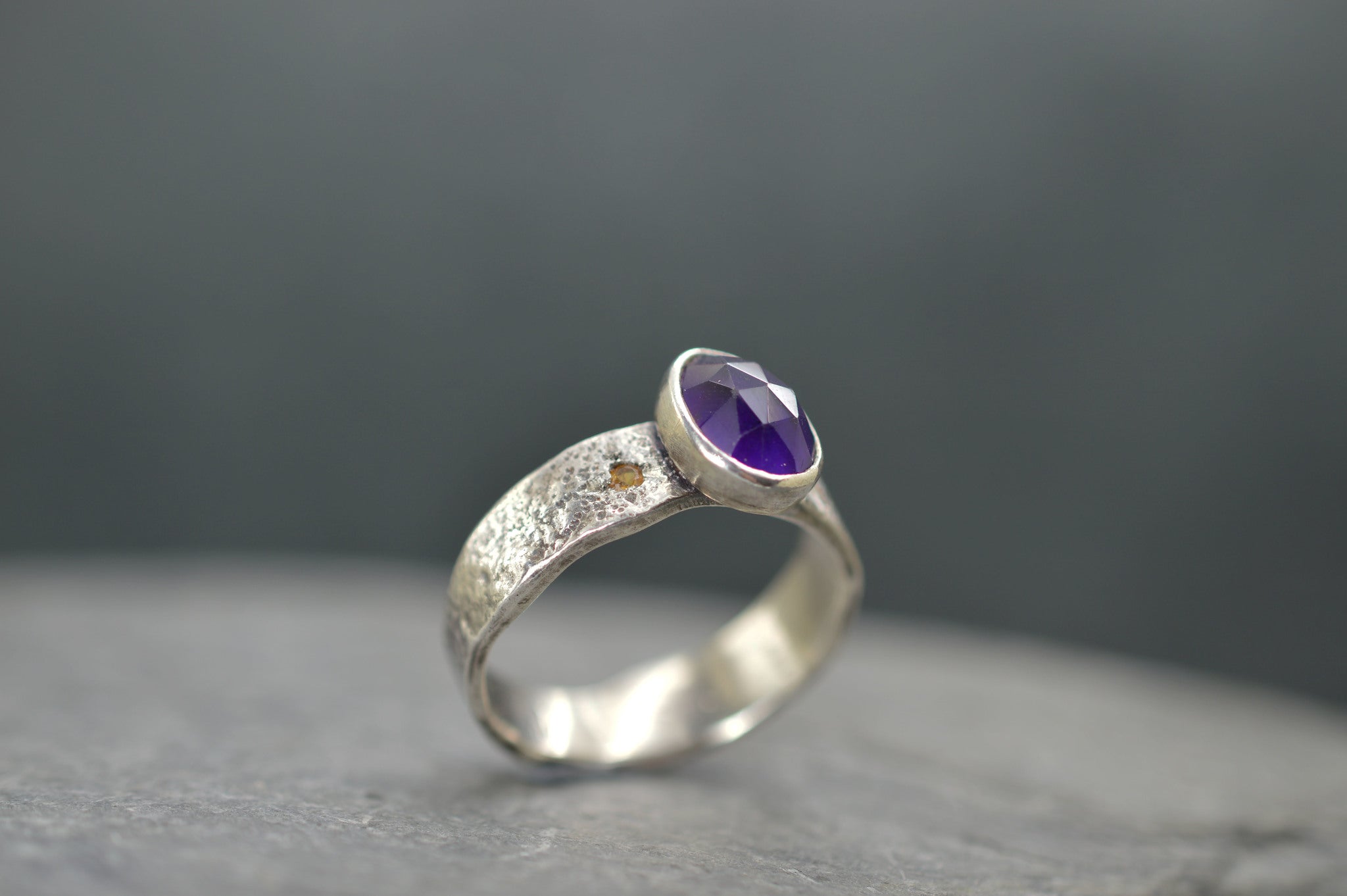 Amethyst ring Size 11 ring in UK W