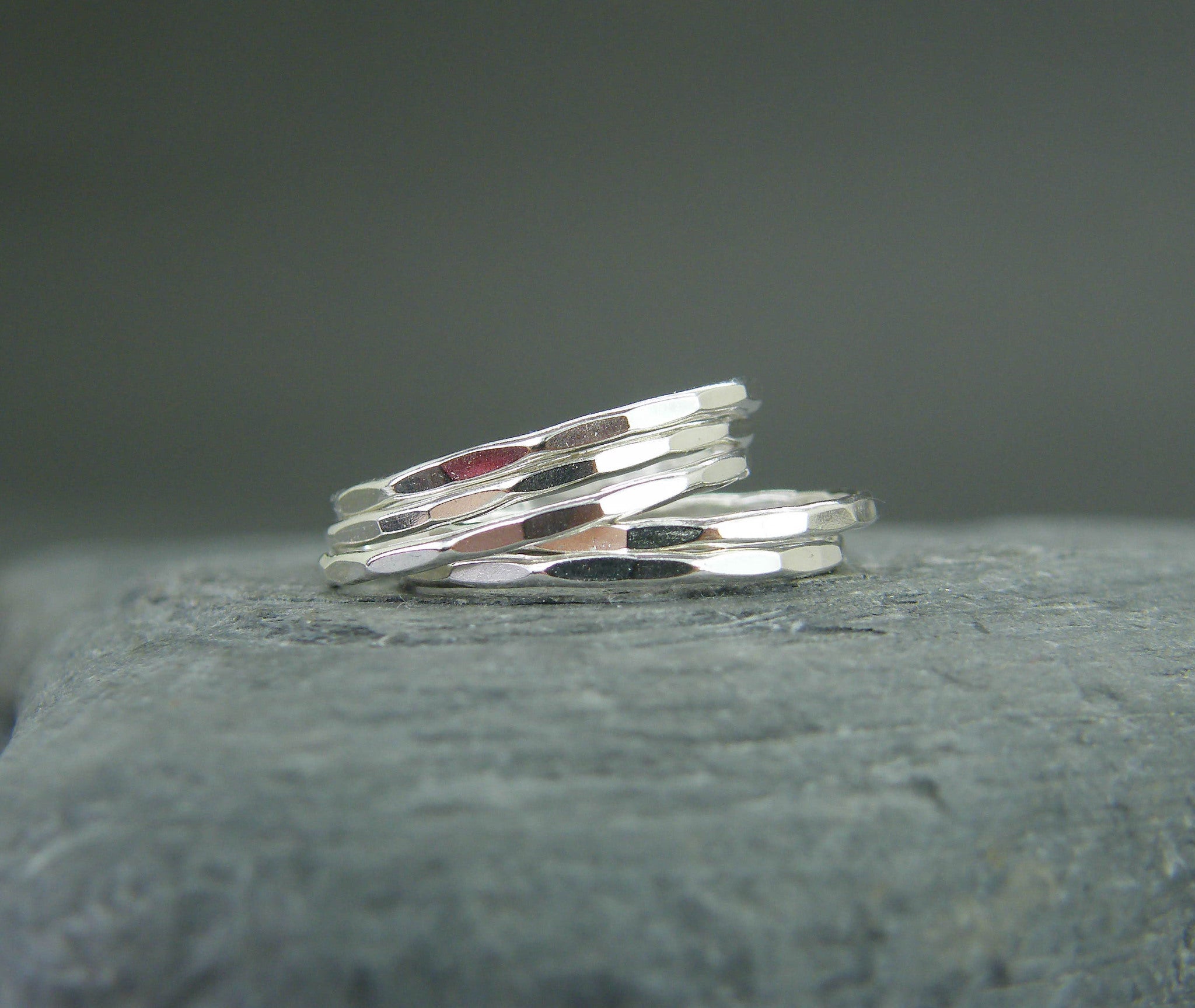 dainty rings silver