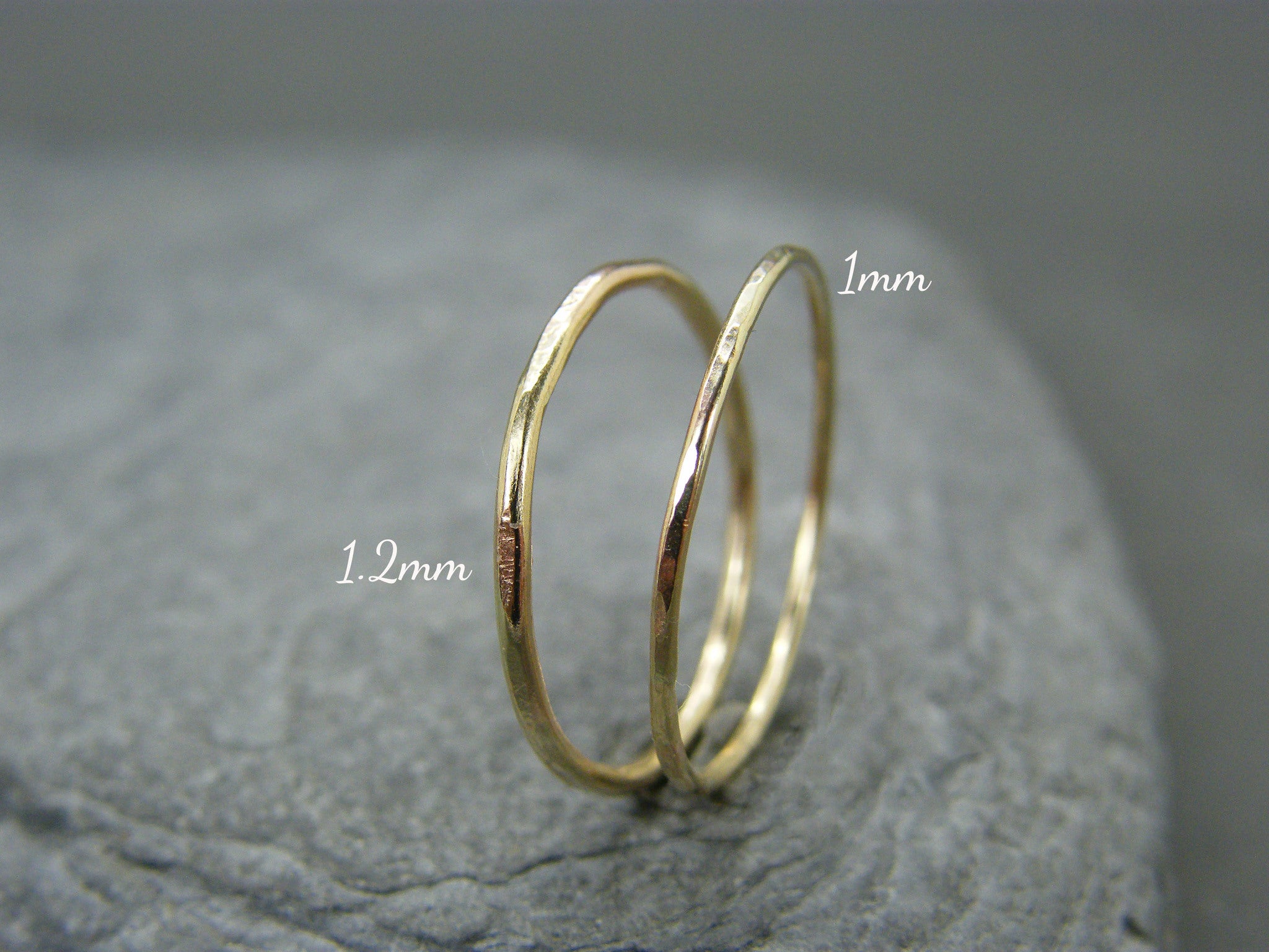 Recycled gold ring