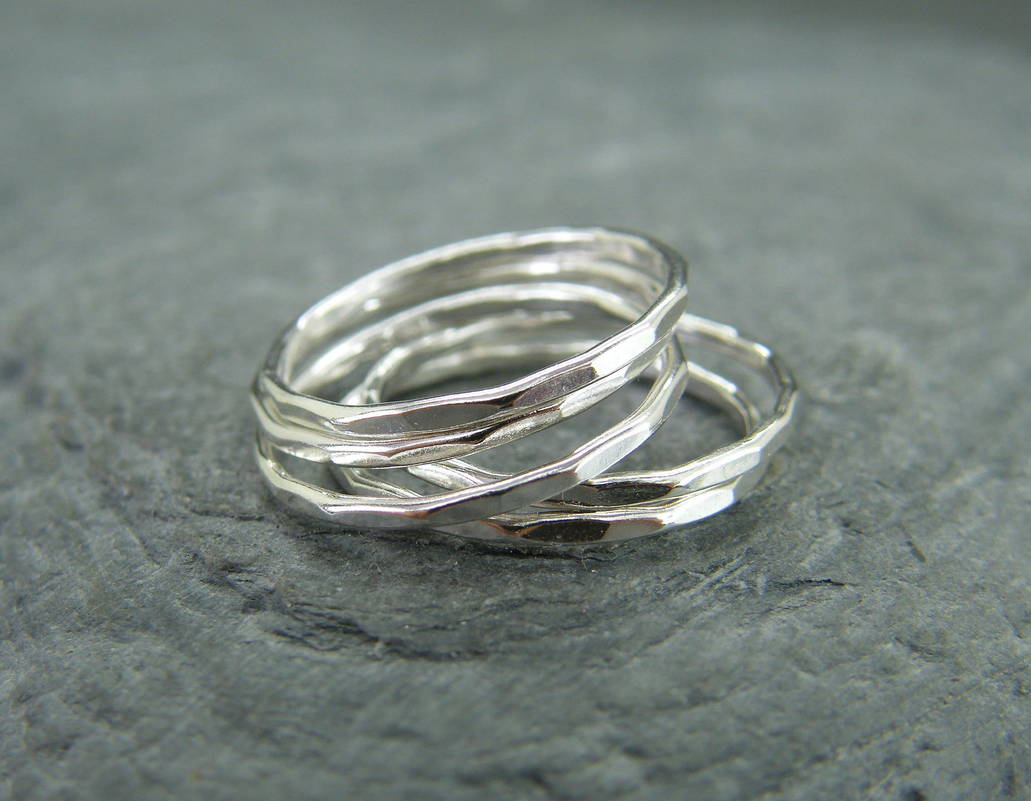 dainty rings silver