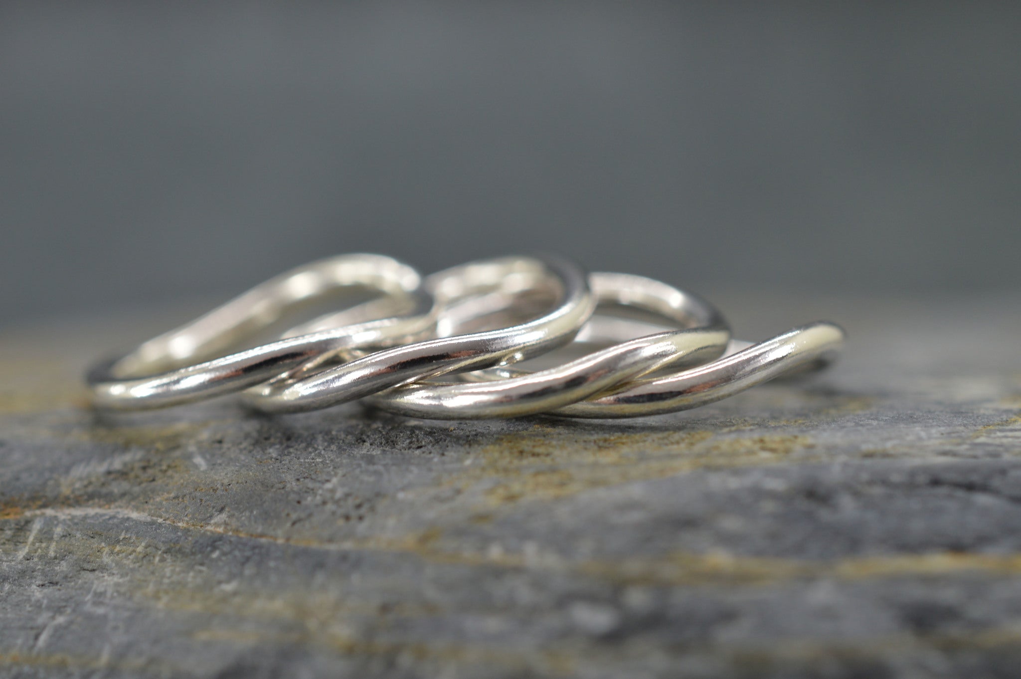 Sterling silver stacking ring