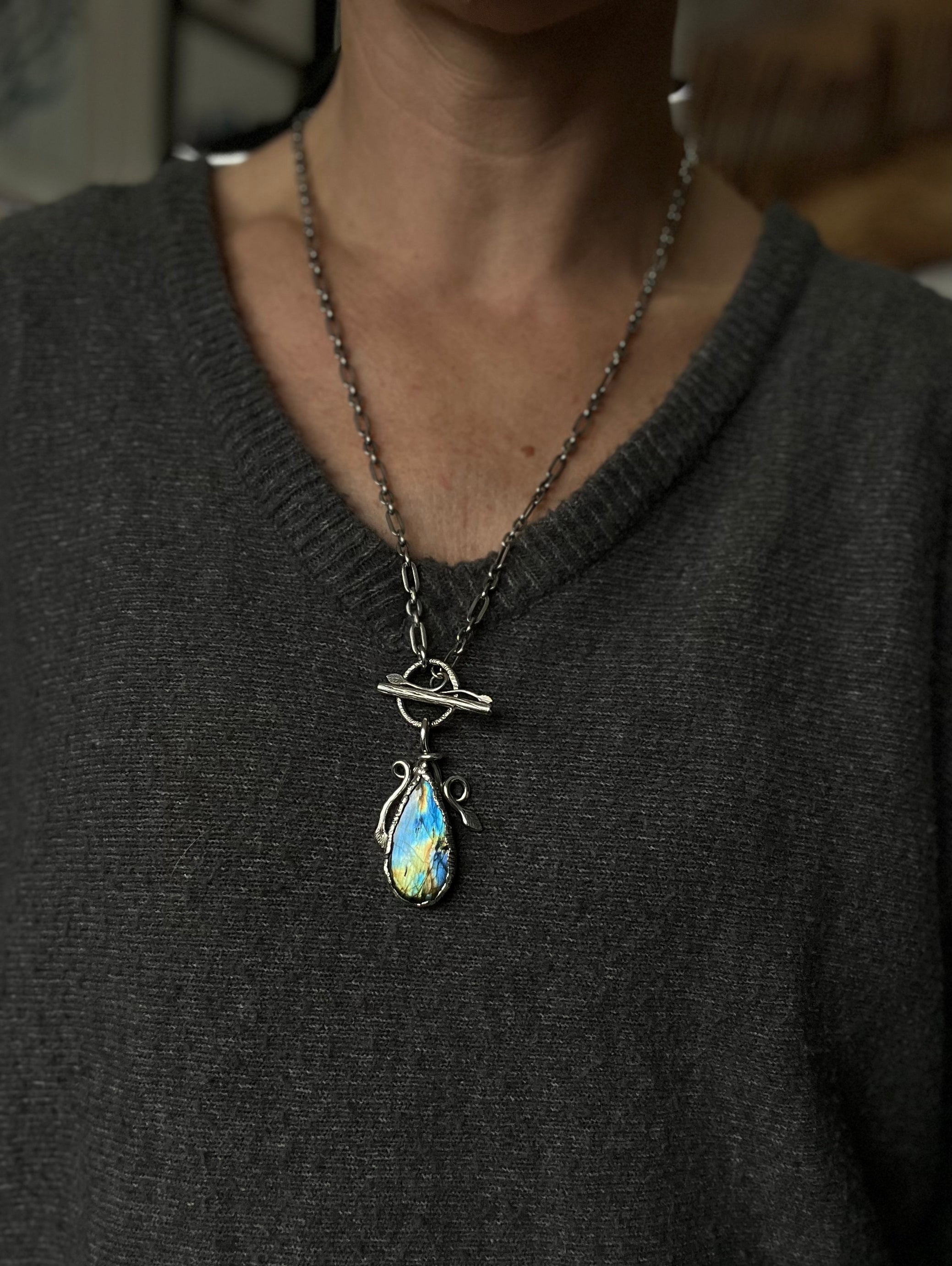 Woodland magic, Labradorite necklace